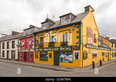 Bunte Architektur in Dingle Stadt, Halbinsel Dingle, County Kerry, Irland. Stockfoto