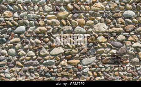 Steinmauer Textur Stockfoto