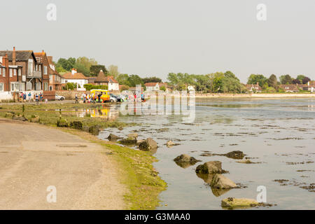 Bosham an einem warmen Sommern Tag - Bosham, West Sussex, England, UK. Stockfoto