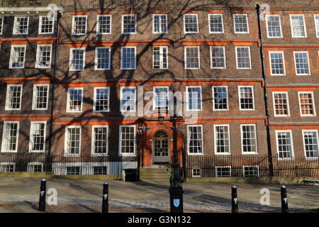 Kings Bank Spaziergang, Inner Temple, Inns of Court, Sollicitors Chambers Gebäude, London, Großbritannien Stockfoto