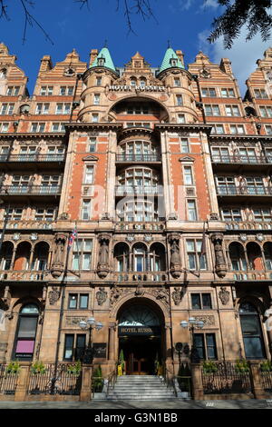 Die viktorianischen Fassade des Russell Hotel am Russell Square, London, Großbritannien Stockfoto