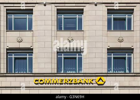 Gebäude der Commerzbank in Deutschland Stockfoto