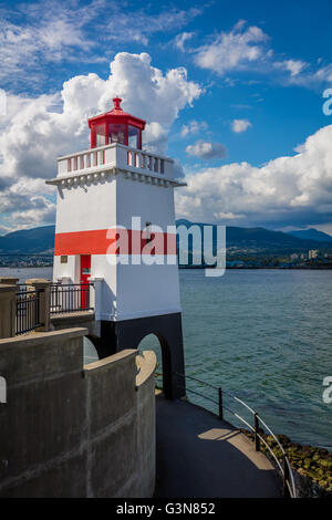 Brockton Punkt ist ein Punkt und Halbinsel in Vancouver auf der Nordseite von Coal Harbour befestigt. Stockfoto