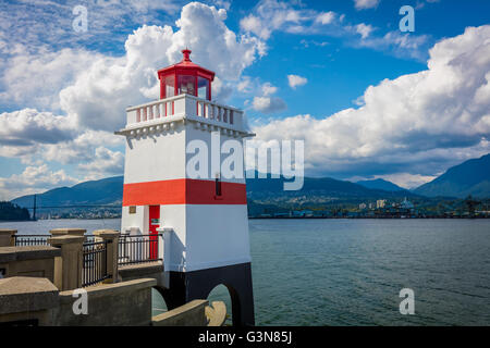 Brockton Punkt ist ein Punkt und Halbinsel in Vancouver auf der Nordseite von Coal Harbour befestigt. Stockfoto