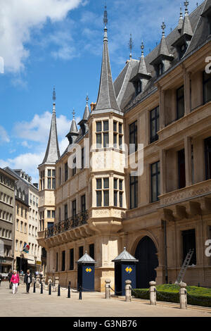 Großherzogliche Palast im Zentrum Stadt, Stadt Luxemburg, Luxemburg, Europa, PublicGround Stockfoto