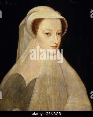 Unbekannte nach Francois Clouet - Maria, Königin der Schotten, 1542-1587. Seit 1542-1567 Stockfoto