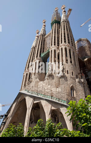 Leidenschaft-Portal in der Kirche La Sagrada Familia von Antoni Gaudi, Barcelona, Katalonien, Spanien, Europa, PublicGround Stockfoto