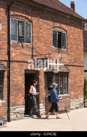 Shakespeares Geburtshaus Vertrauen Souvenirladen am Henley Street, Stratford Warwickshire, UK Stockfoto