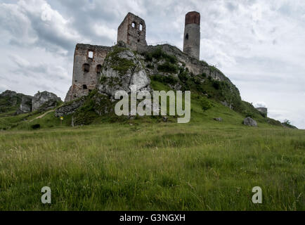 Olsztyn Burgruine in der Nähe von Czestochowa in Polen Stockfoto