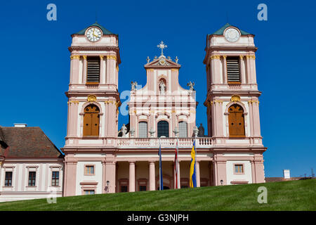 Abtei der Benediktiner Goettweig, UNESCO-Weltkulturerbe, Furth, Wachau, Niederösterreich, Österreich Stockfoto