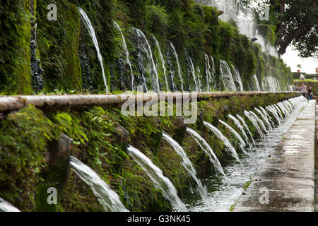 Cento Le Fontane, der hundert Brunnen, Villa d ' Este Gärten, Tivoli, Lazio, Italien, Europa Stockfoto