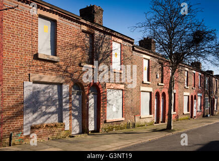 Merseyside, 9 Madryn Street, Kindheit Zuhause der Beatle Ringo Starr, Dingle, Liverpool, Beatles Geschichte Stockfoto