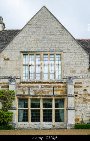 Rockingham Castle (nur außerhalb der Stadt von Corby), gebaut im Auftrag von William ich (der Eroberer) Nachdem er England erobert. Stockfoto