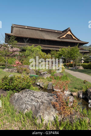 Zenko-Ji (Zenkoji) Tempelgärten, Nagano, Japan Stockfoto