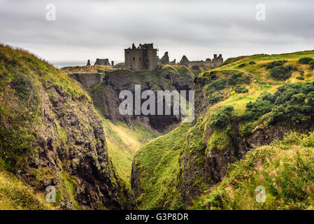 Dunnottar Castle, Schottland, Vereinigtes Königreich. Stockfoto