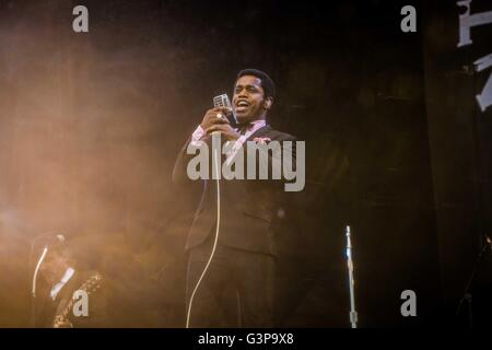 Landgraaf, Niederlande 12. Juni 2016 Vintage Trouble Höchstleistungen live Pinkpop Festival 2016 © Roberto Finizio / Alamy Live News Stockfoto