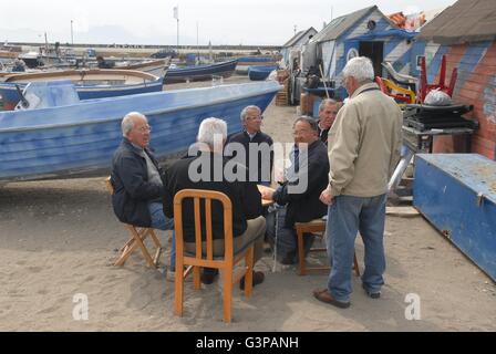 Neapel (Italien), der Fischereihafen in Mergellina Bezirk Stockfoto