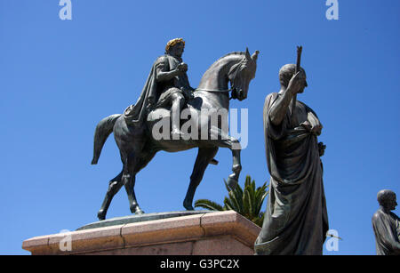 Napoleon Bonaparte - Statue, Ajaccio, Korskia, Frankreich. Stockfoto