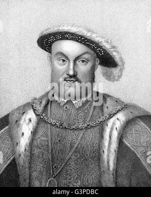 Heinrich VIII., König von England 1491-1547 Stockfoto