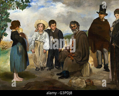 Edouard Manet - der alte Musiker - National Gallery of Art, Washington DC Stockfoto