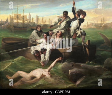 John Singleton Copley - Watson und der Hai - National Gallery of Art, Washington DC Stockfoto