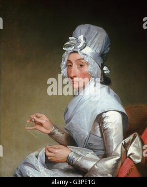 Gilbert Stuart - Catherine Brass Yates (Mrs Richard Yates) - National Gallery of Art, Washington DC Stockfoto