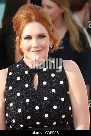 8. Mai 2016 - Jennie McAlpine Teilnahme an BAFTA TV Awards 2016 in Royal Festival Hall in London, Vereinigtes Königreich. Stockfoto