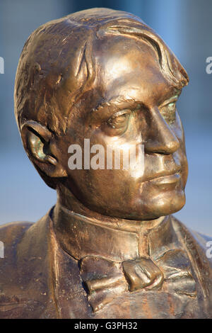 Rumänien, Crisana, Oradea, Endre Ady, ungarischer Dichter, Statue, Stockfoto