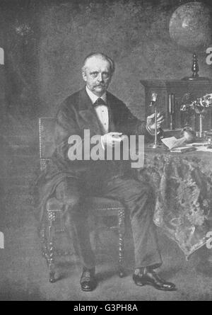 Wissenschaft: Hermann Ludwig Ferdinand Von Helmholtz, antique print 1907 Stockfoto