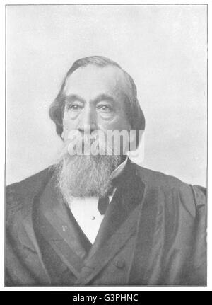 L Q C LAMAR: Späte Gerechtigkeit des United States Supreme Court, alten Drucken 1907 Stockfoto