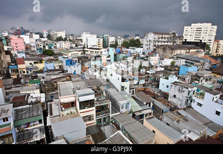 Blick über Saigon, Ho-Chi-Minh-Stadt, Vietnam, Südostasien Stockfoto