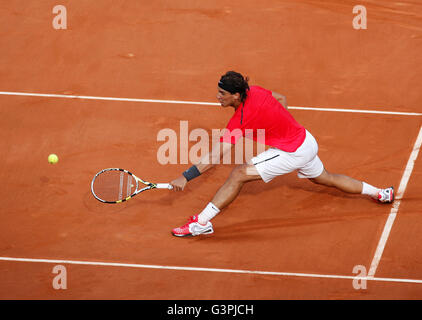 ESP, Rafael Nadal, ITF Grand-Slam-Tennis-Turnier, Roland Garros, Paris, Frankreich, Französisch Open 2012 Stockfoto