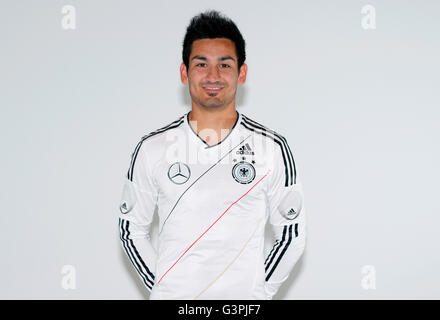 Internationale Spieler Ilkay Guendogan, offizielle Porträt-Foto-Session für die deutschen Männer Fußball Mannschaft, 28.05.2012 Stockfoto