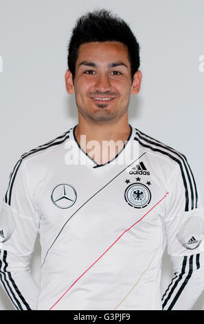 Internationale Spieler Ilkay Guendogan, offizielle Porträt-Foto-Session für die deutschen Männer Fußball Mannschaft, 28.05.2012 Stockfoto