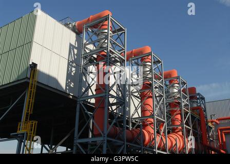 Brescia (Italien), Verbrennungsanlage und Abfall in Energie-Anlage Stockfoto