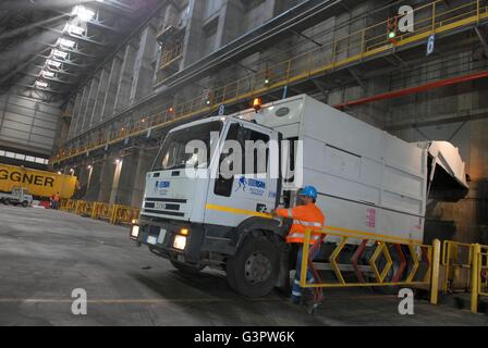 Brescia (Italien), Verbrennungsanlage und Abfall in Energie-Anlage Stockfoto