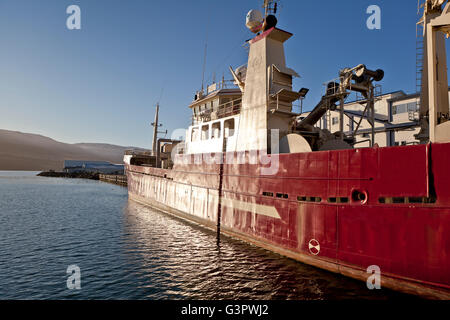 Fischkutter, Akureyri Hafen, Eyjafjordur, Akureyri, Island Stockfoto