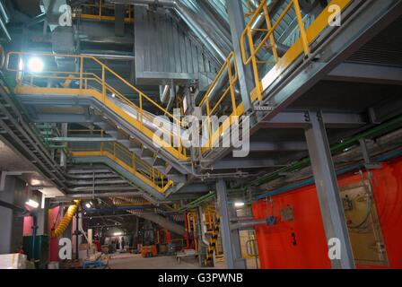 Brescia (Italien), Verbrennungsanlage und Abfall in Energie-Anlage Stockfoto
