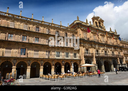 Plaza Mayor von Salamanca Spanien Stockfoto