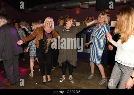 Nördlichen Seele Disco-Dance-Wiedervereinigung der 1960er Jahre Mods Terry Heath Reunion 2016 Pic von Dave Bagnall Stockfoto