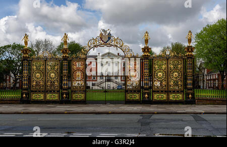 Warrington Rathaus ist in der Stadt Warrington, Cheshire, England. Stockfoto