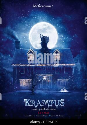 Krampus-Jahr: 2015 USA Regie: Michael Dougherty Movie Poster (Fr) Stockfoto