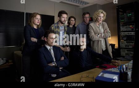 Wahrheit-Jahr: 2015-USA Regie: James Vanderbilt Elisabeth Moss, David Lyons, Adam Saunders, Topher Grace, Natalie Saleeba, Dennis Quaid, Cate Blanchett Stockfoto