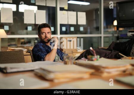 Wahrheit-Jahr: 2015-USA Regie: James Vanderbilt Topher Grace Stockfoto