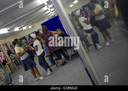 London Gesamtschule 6. Form Aufenthaltsraum. Stockfoto