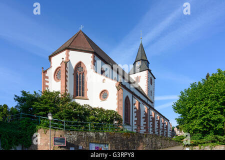 Kirche, Liebfrauenkirche, Deutschland, Baden-Württemberg, Schwarzwald, Schwarzwald, Gernsbach Stockfoto