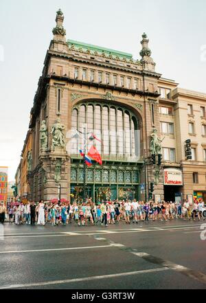 Sankt Petersburg, Russland. Das Nikolay Akimov Sankt Petersburg Comedy Theater auf Newski Prospekt Stockfoto