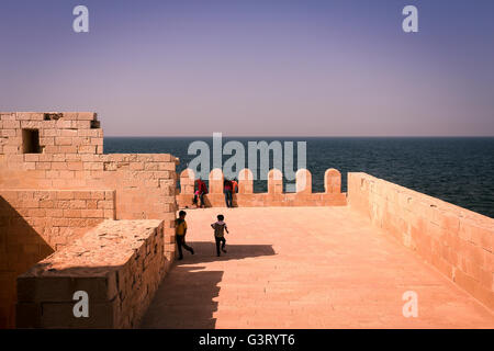 Ägypten, Mittelmeer, Alexandria, das Fort Qaytbay Stockfoto