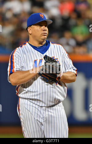 Flushing, New York, USA. 29. Mai 2016. Bartolo Colon (Mets) MLB: Bartolo Colon der New York Mets während der Major League Baseball Spiel gegen die Los Angeles Dodgers im Citi Field Stadium in Flushing, New York, Vereinigte Staaten. © Hiroaki Yamaguchi/AFLO/Alamy Live-Nachrichten Stockfoto