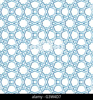 marokkanische Raster Ornament nahtlose Stock Vektor